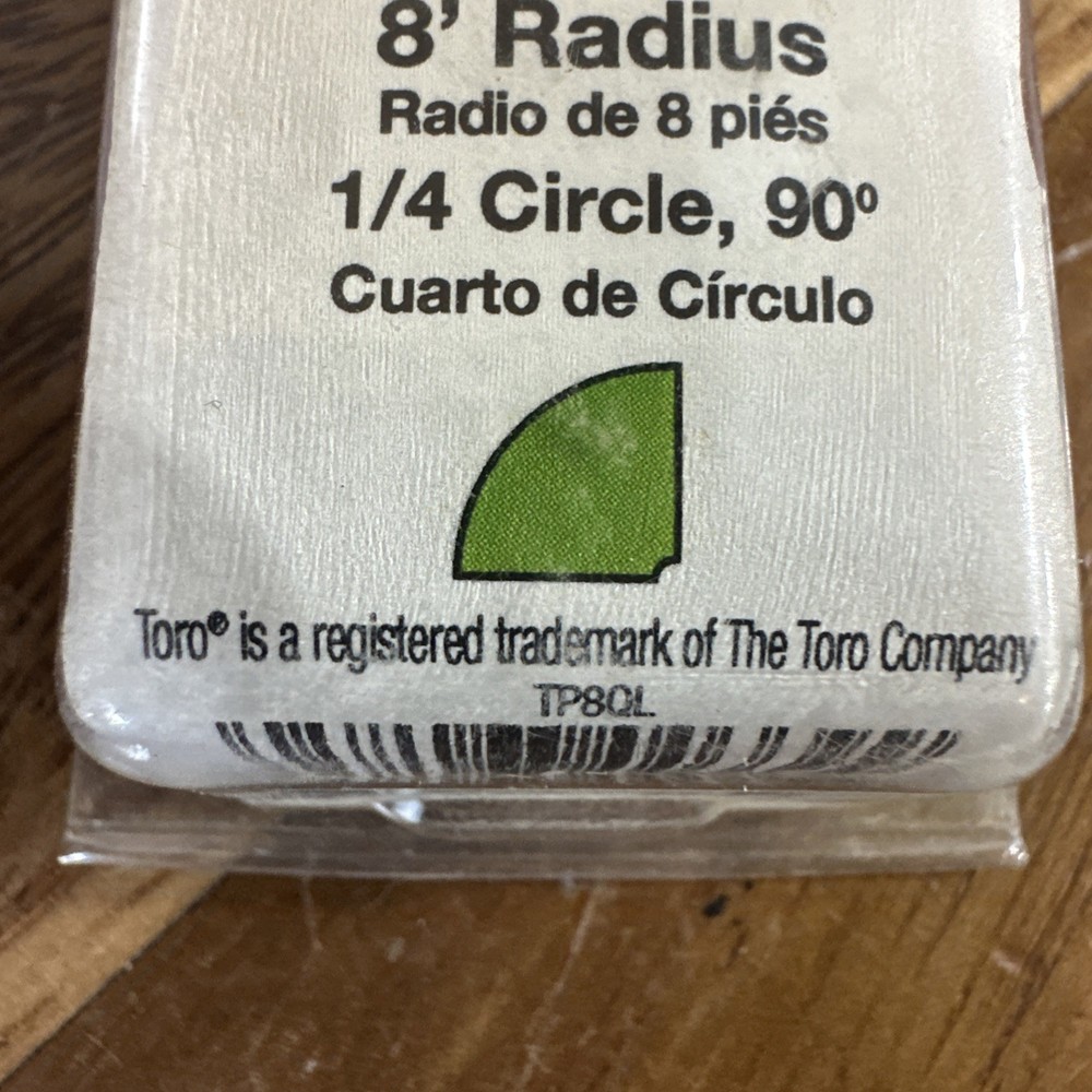 Rain Drip Nozzle TP8Q, 8' Radius 1/4 Circle 90 degrees - 2 pack tp8Q