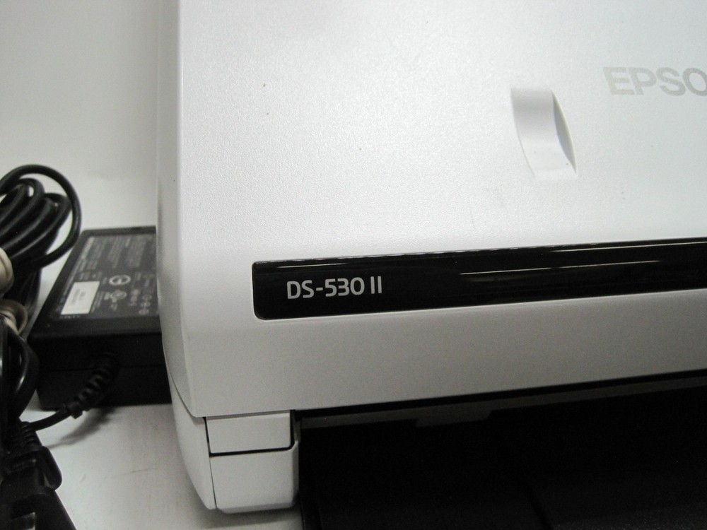 Epson WorkForce DS-530 II Duplex Document Scanner w/USB & AC Adapter 8000 SCANS!