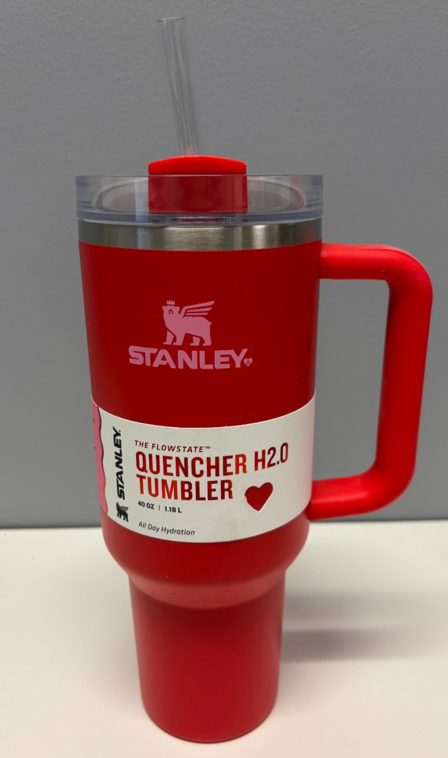 Stanley Valentine's Day FlowState Tumbler 40 oz Target Red (Target Exclusive)
