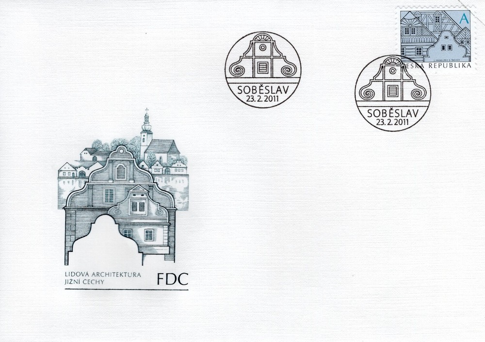 CZECH REPUBLIC 2011 Folk Architecture  FDC6025