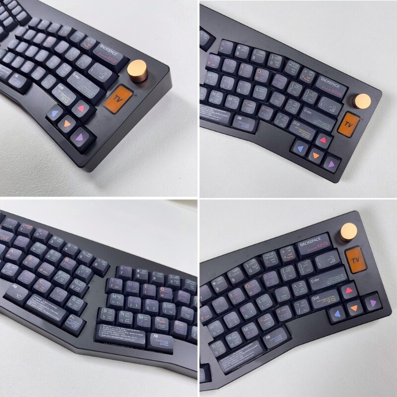 XDA Height Gaming Keyboard Keycaps 128PCS for Programmer Mechanical Keyboards