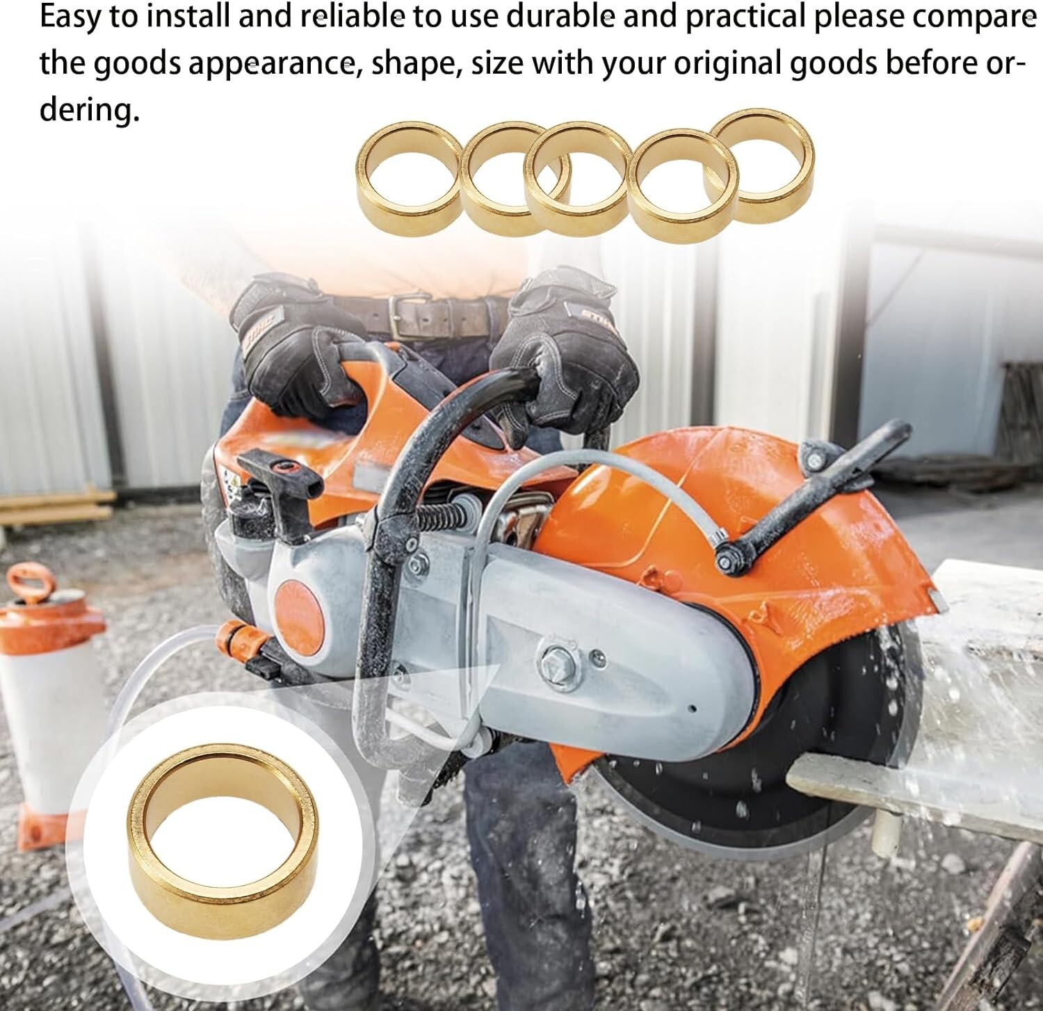 5 Pack -TS400 TS420 TS460 TS760 TS700 TS800 Saw Blade Arbor Adapter Reducer Ring