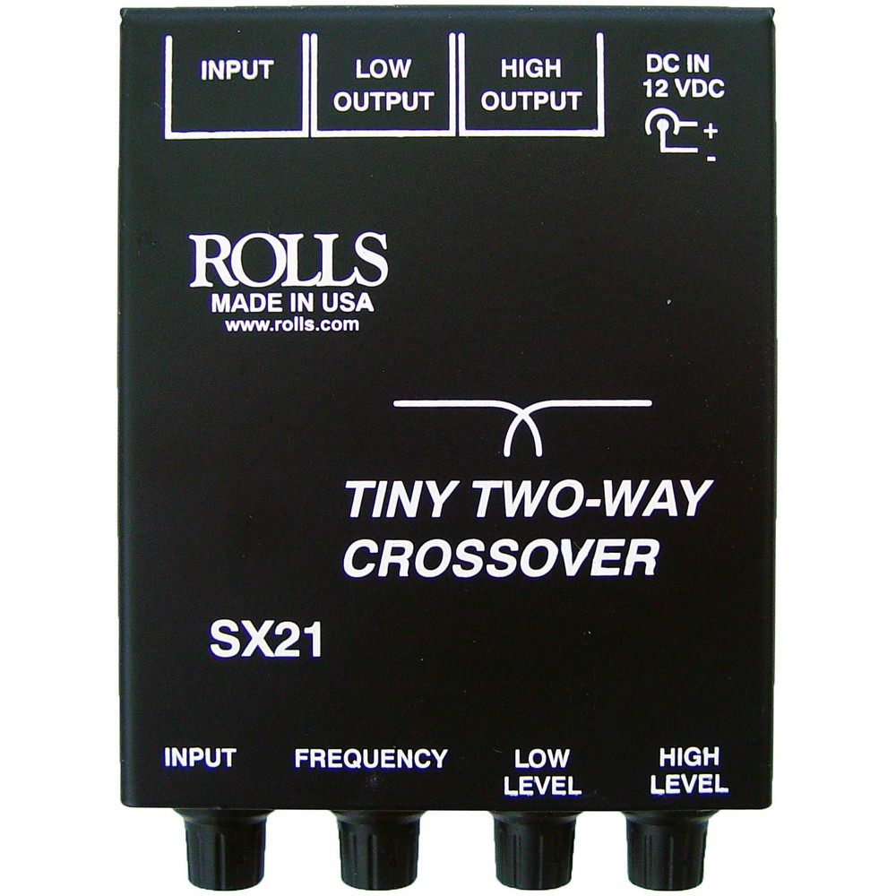 Rolls SX21 Tiny Two-Way Crossover w/Level Controls