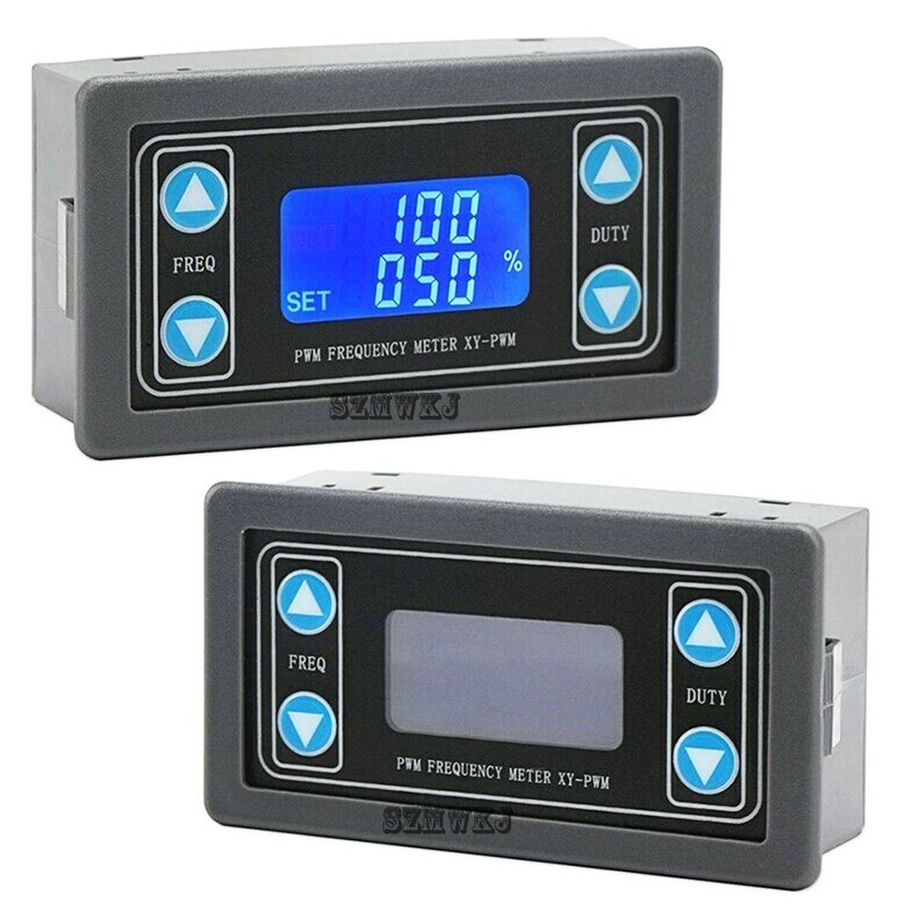 2PCS PWM Signal Generator Module Adjustable PWM Pulse Frequency Adjustable Meter