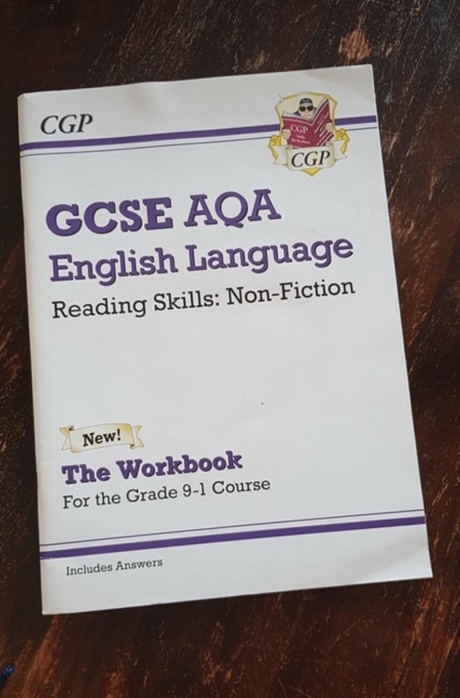 AQA GCSE English Language CGP bundle- study guide, exam practice, revision pract