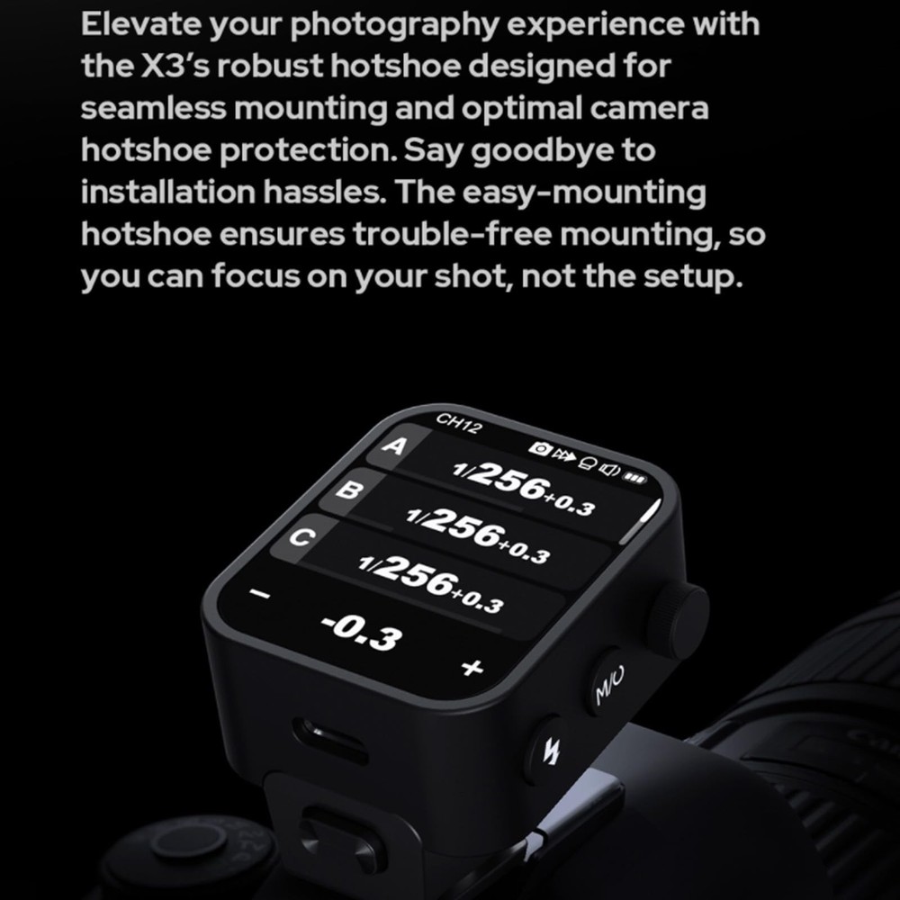 Godox X3-N TTL 2.4G Wireless Touchscreen Transmitter Flash Trigger For Nikon