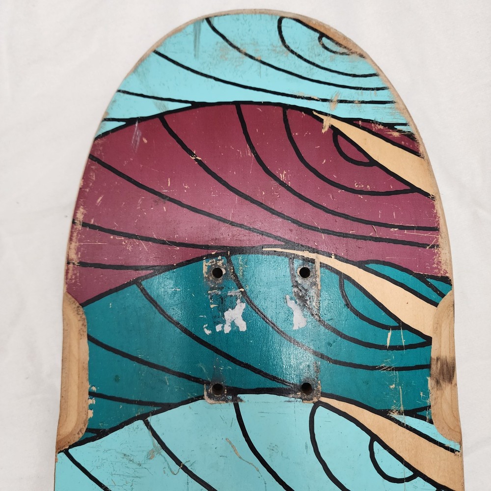 Sector Nine Cyclone Maroon Deck Worn 8"