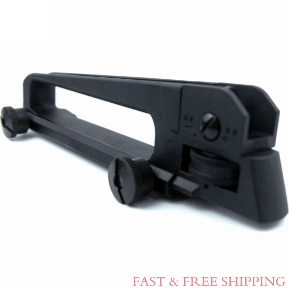 T actical Rear Front Sight Carry Handle Mount Adjustable Low Removable