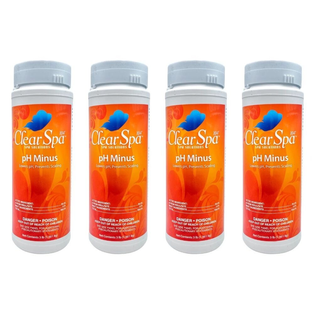 Clear Spa 104° pH Minus 3lbs Oreq | CSSB003 (4 Pack)