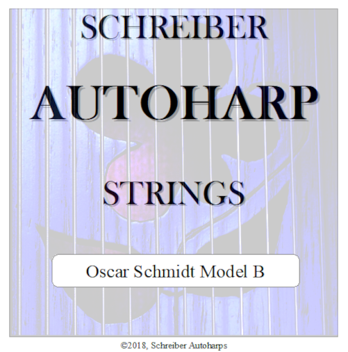 Autoharp String Set for Oscar Schmidt Model B