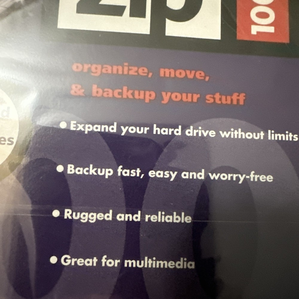 Iomega ZIP DISK 100 Formatted for PC NEW Sealed