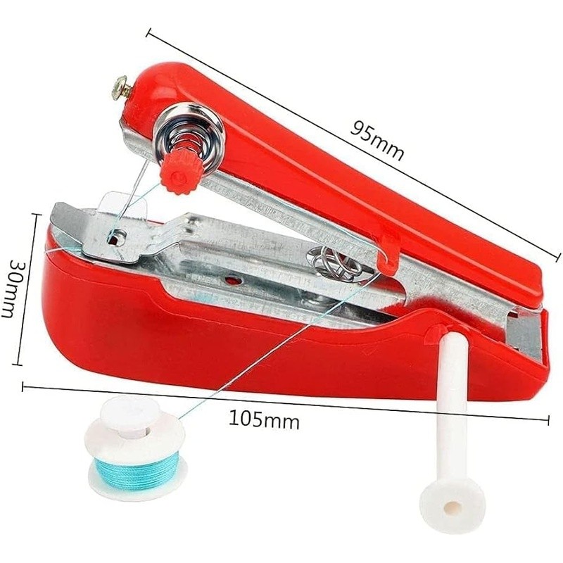 Handheld Mini Sewing Machine Portable Manual Stitching Tool Small Projects New