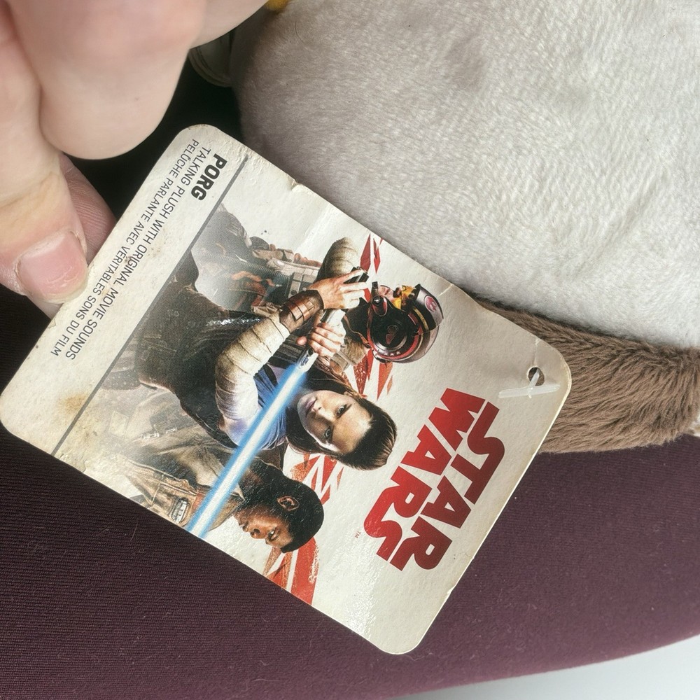 NWT Star Wars Pork Talking Plush Toy