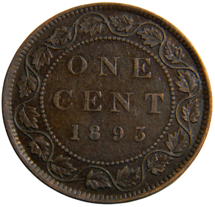 Canada 1893 One Cent (0624)