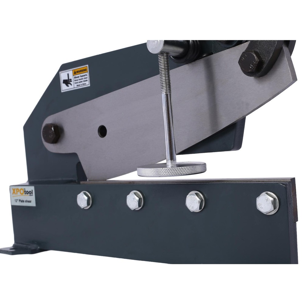 Industrial 12-Inch Sheet Solid Construction Mounting Type Metal Plate Shear