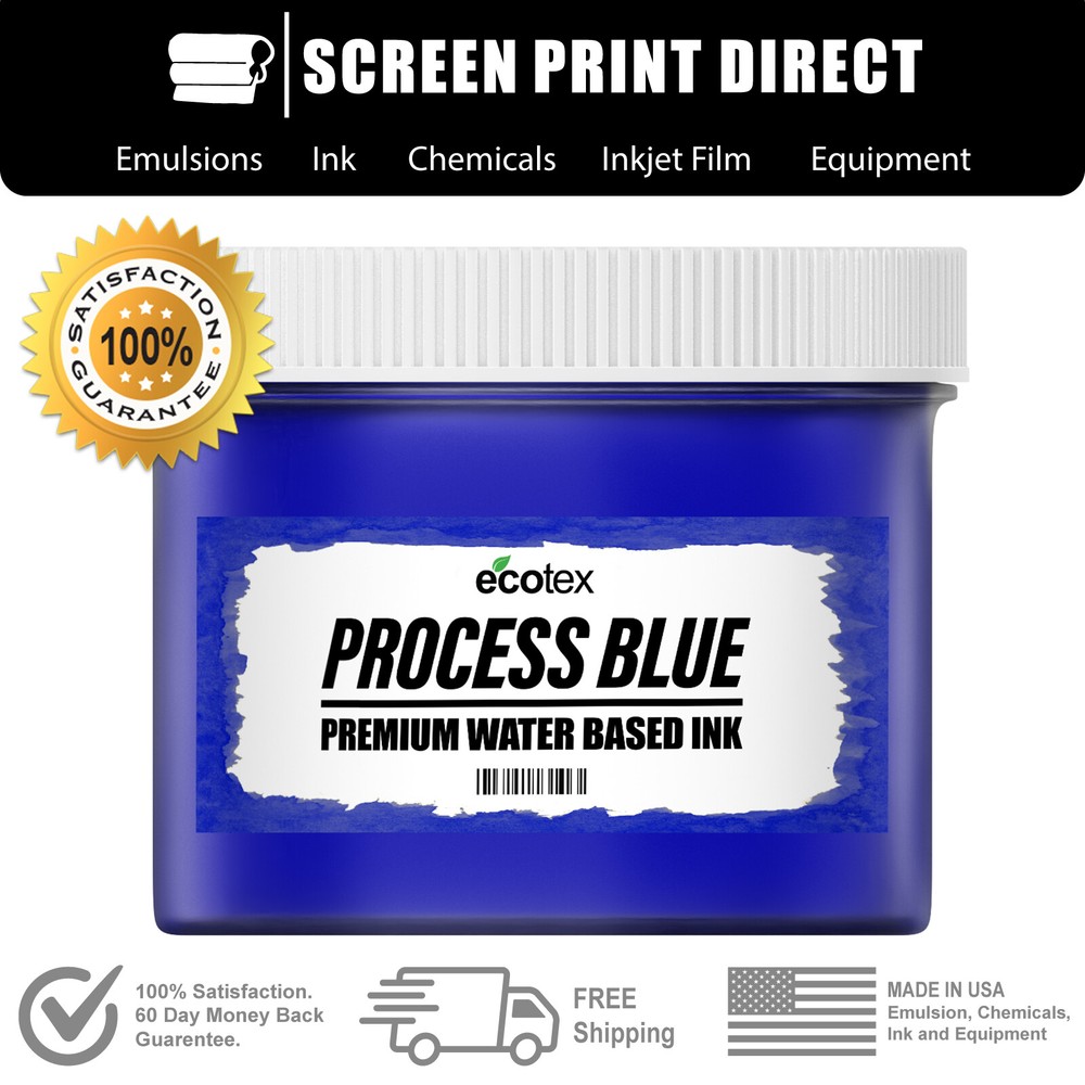 Ecotex® Process Blue Water Based Ready to Use Discharge Ink- Gal.- 128oz