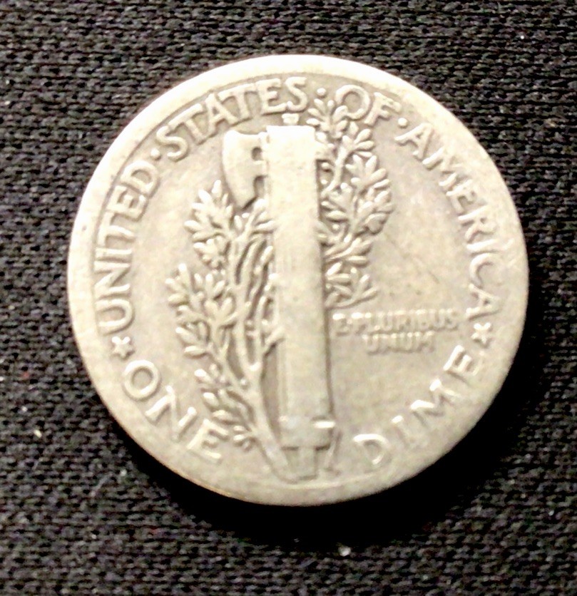 1919 Mercury Silver Dime G+! ENN Coins