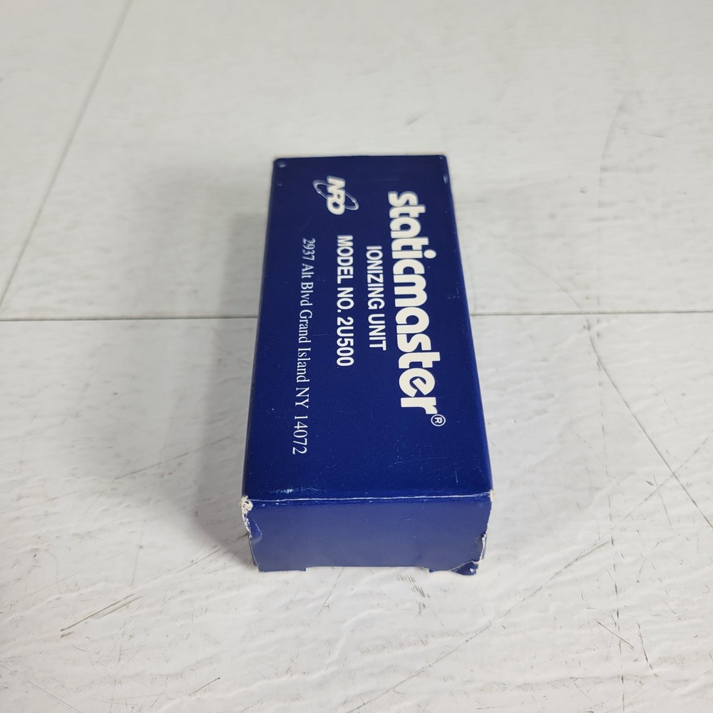 NRD 2U500 Staticmaster Static Eliminator Ionizing Cartridge Self Unit Powered