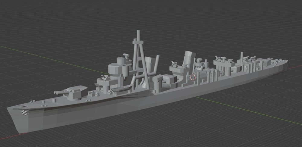 1:2400 Fubuki class destroyers