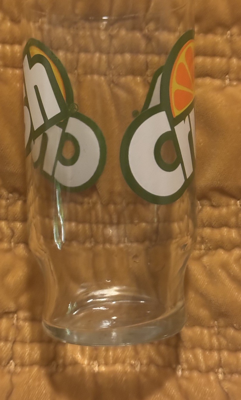 CRUSH Soda Pop Vintage 80s Glass Coke Pepsi Orange Sunkist 1980s 1970s