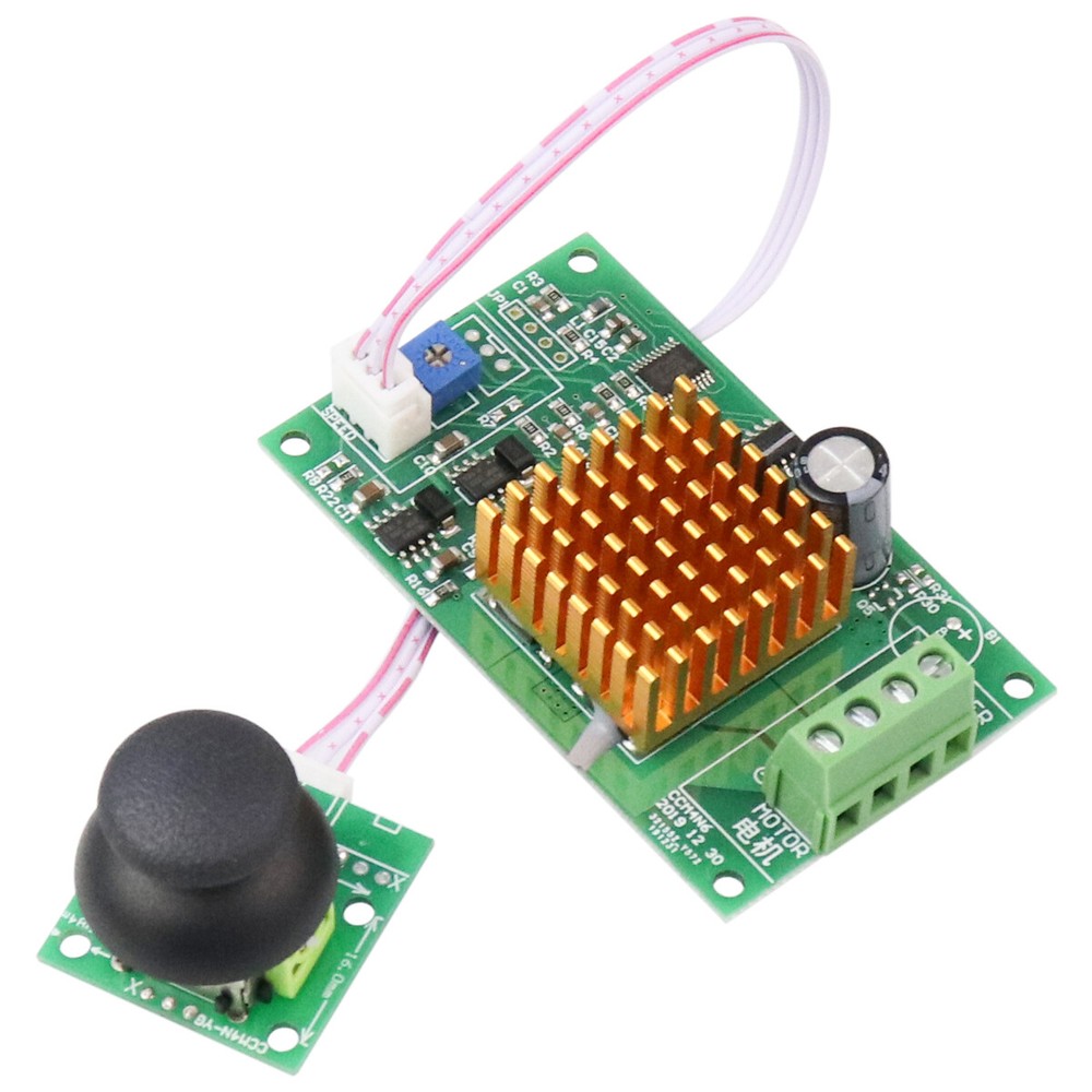 DC 12-30V 6A PWM Motor Speed Controller with Normal-Stop-Reverse Switch 12V 24V
