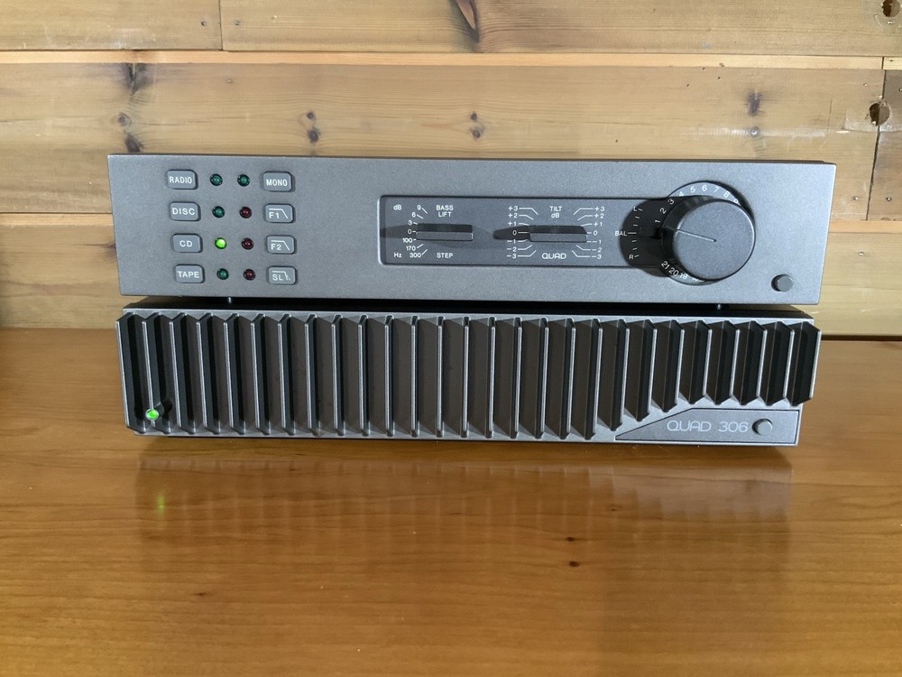 Quad 34 Pre Amplifier, Quad 306 Power Amplifier
