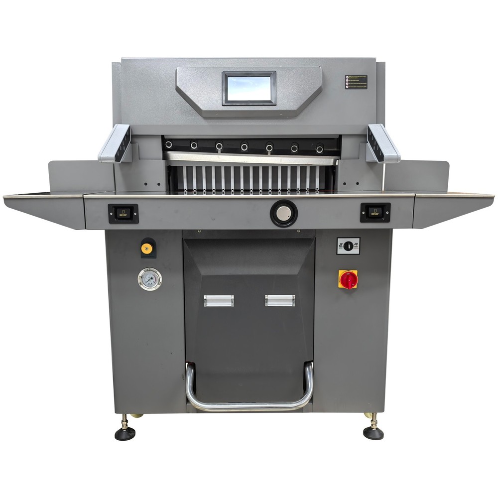 220V Program Control Electric Hydraulic Paper Cutter Touch Screen Display