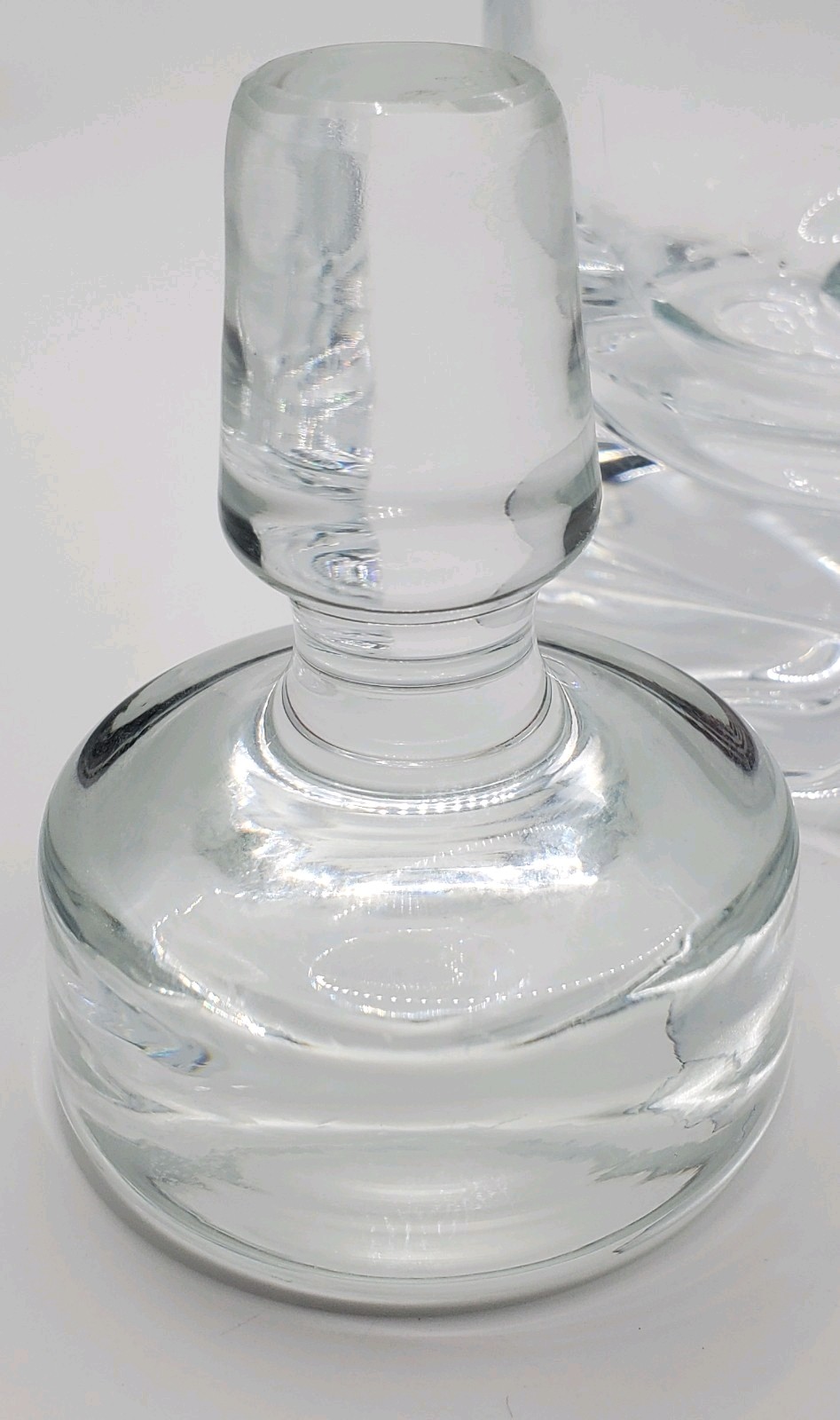 Vintage Heavy Crystal Decanter with Stopper