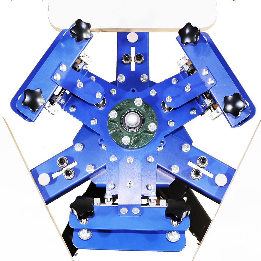 3 Color 3 Station Screen Printer Screen Printing Press Machine Adjustable Height