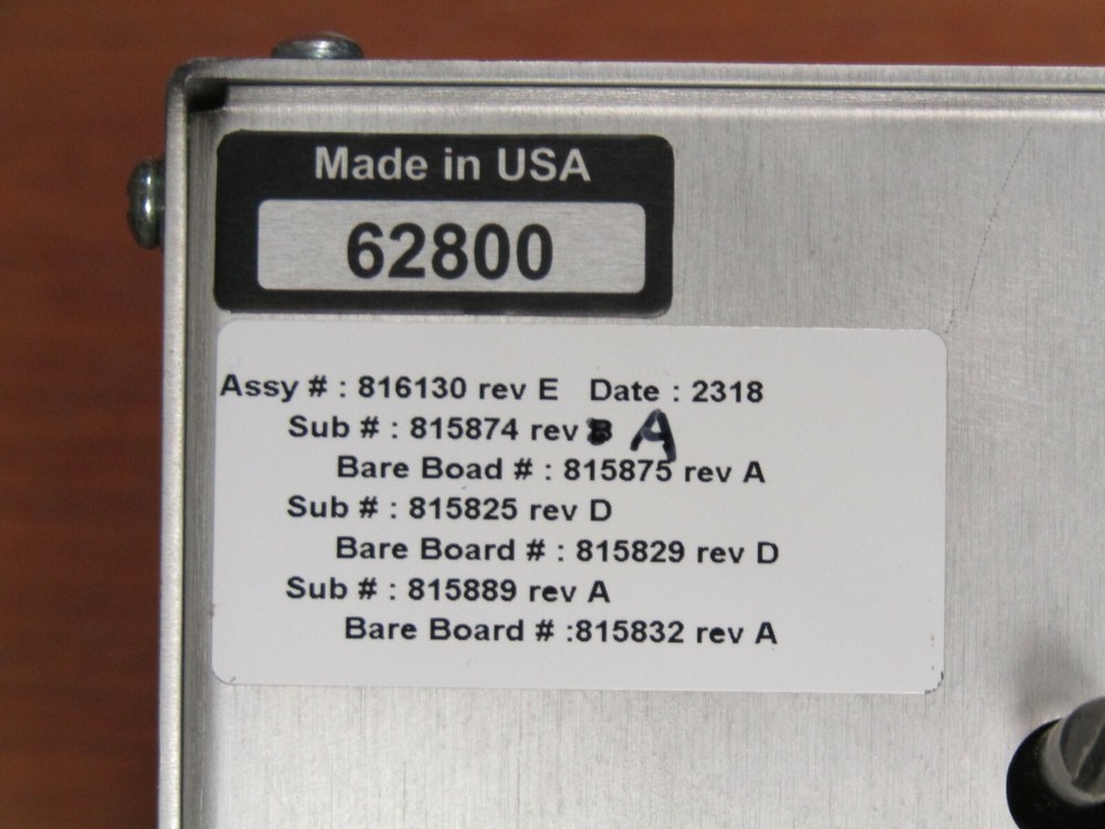 😏 ABB EXTREL OSCILLATOR/QUESTOR IV REV. E 816130