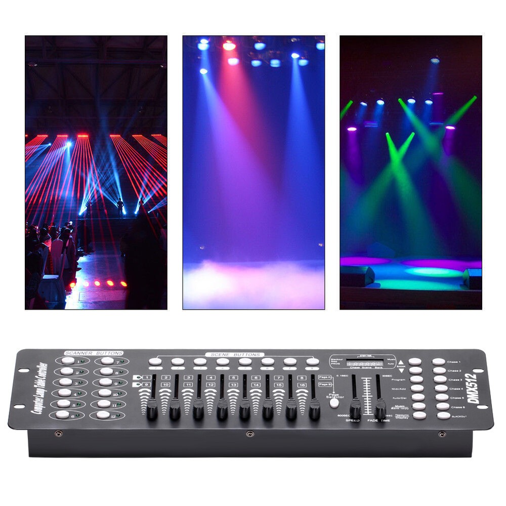 DMX512 192 Channels Operator Console DMX Controller For Stage Lighting DJ Party