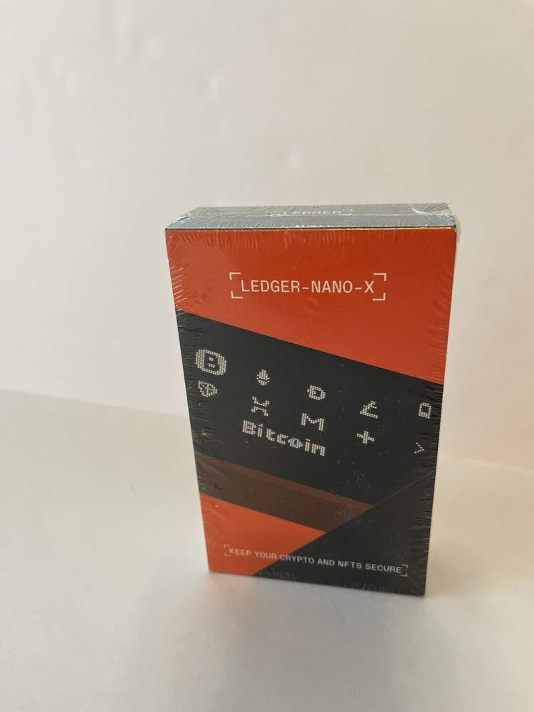 Ledger Nano x Crypto Hardware Wallet Bluetooth, New Sealed
