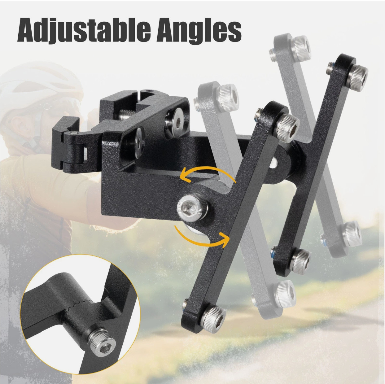 CyclingDeal Bicycle Saddle Double Water Bottle Cage Mount Holder Only