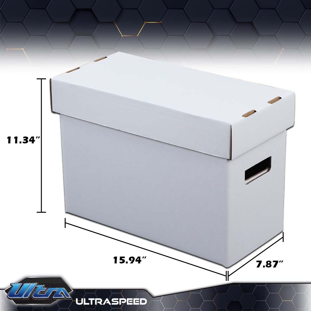 3PCS Short Comic Book Storage Boxes Holds 150 175 Stackable Archival Cardboard