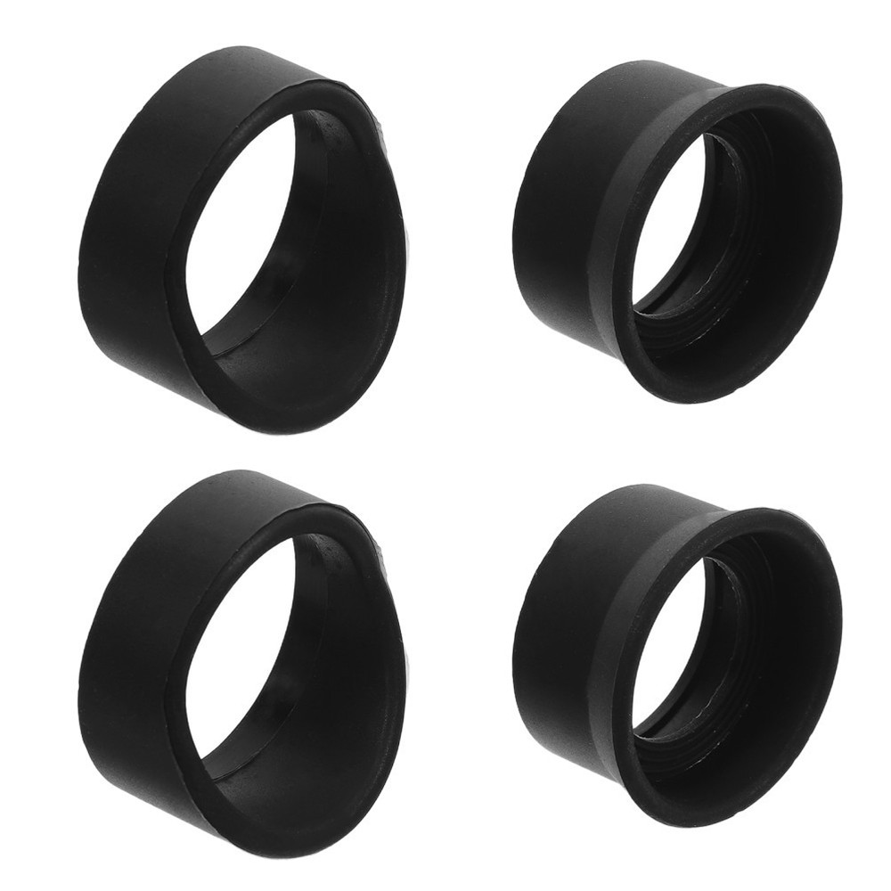 4 Pcs Telescope Eyepiece Covers Optics Protector Binocular Rubber Eyecups