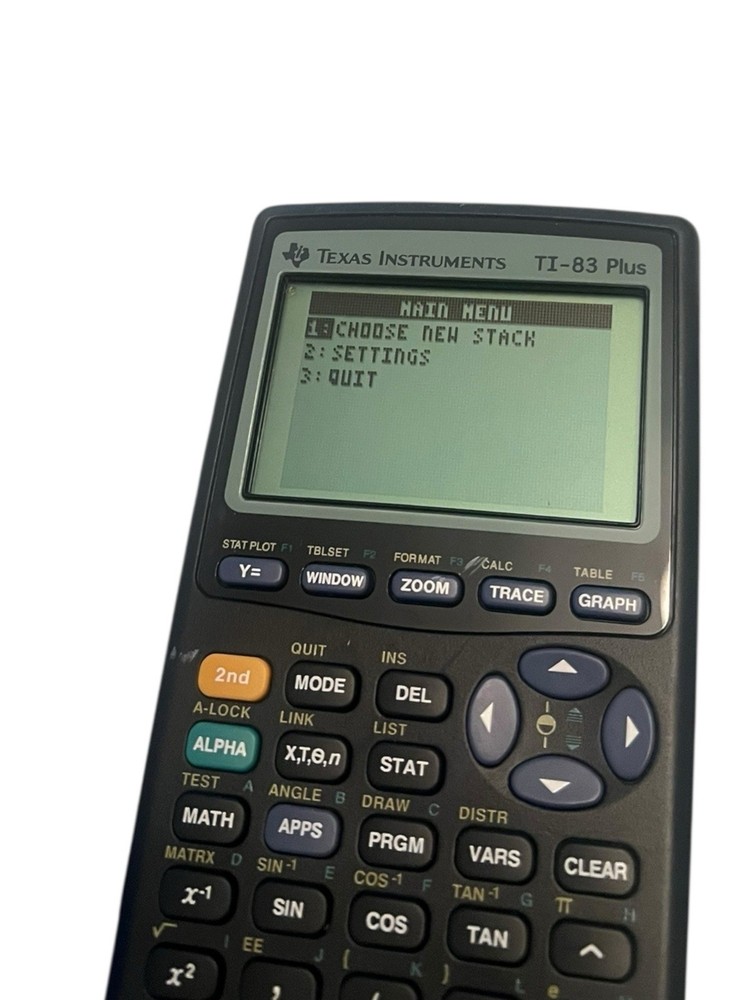 Texas Instruments TI-83 Plus Graphing Calculator Tested Great Condition