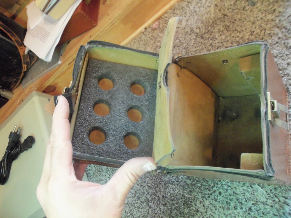 BIRD 43 LEATHER CASE FOR WATTMETER & ELEMENTS