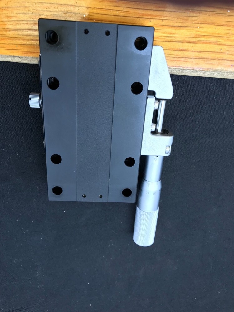 OptoSigma Linear Side Micrometer Translation Stage 65X120mm X-Axis Optic Stage
