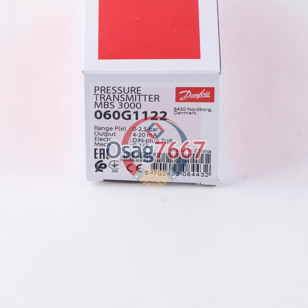 ONE NEW DANFOSS MBS 3000 060G1122 Pressure Transmitter
