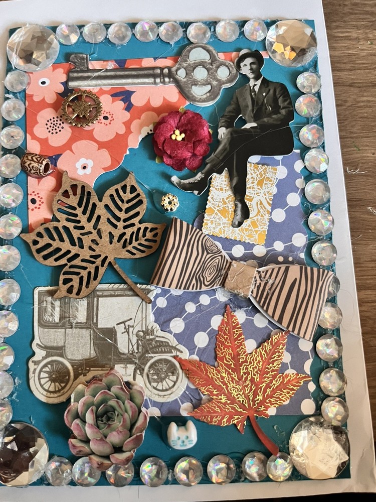 Memory Lane! 5 Vintage Junk Journal Ephemera Cards With Envelopes. Repurpose