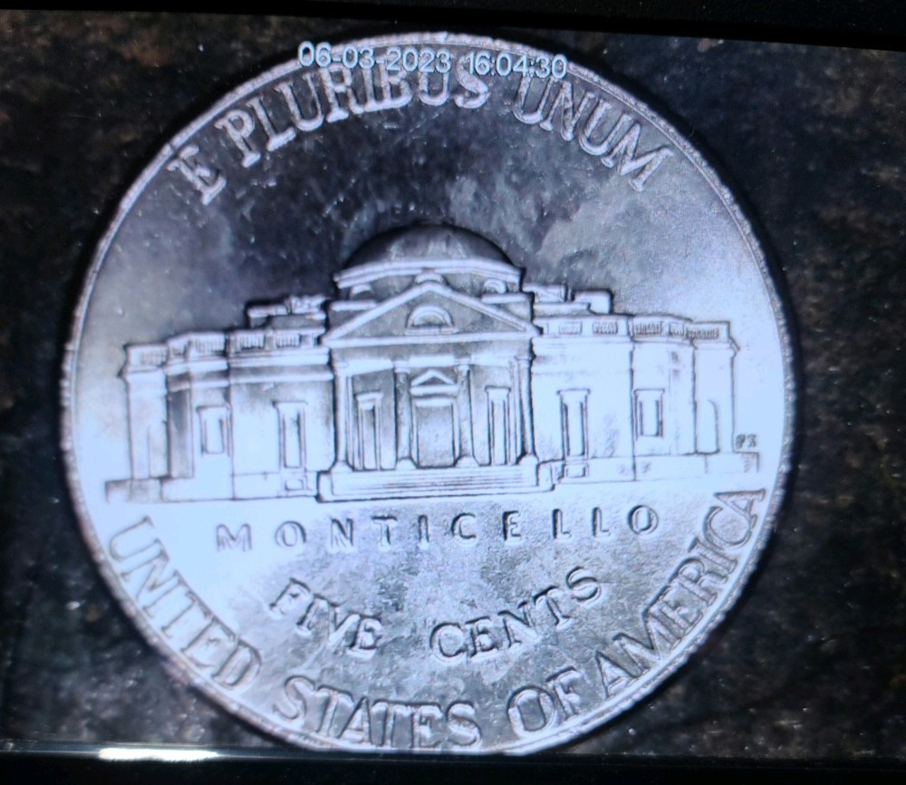2025 P Jefferson Nickel Uncirculated Errors Obverse DW Initials Are Filled