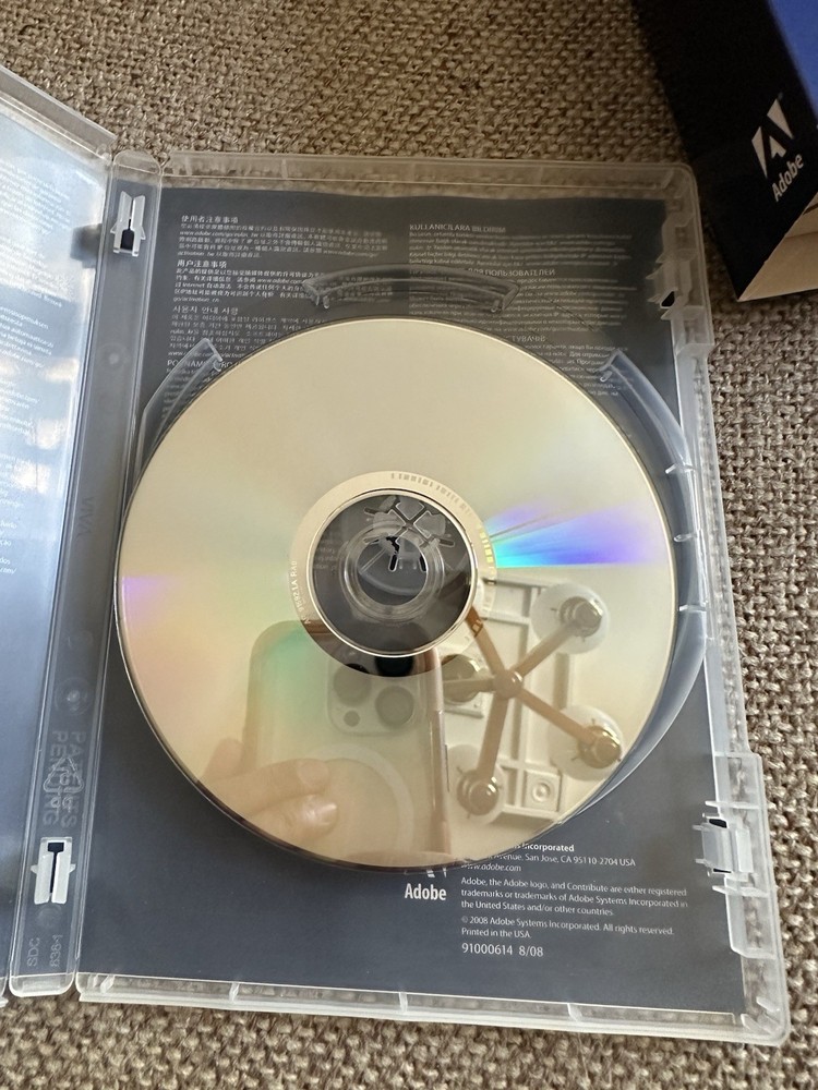 Ad0be Contribute CS4 Software for Windows Full Retail W/ Serial Number