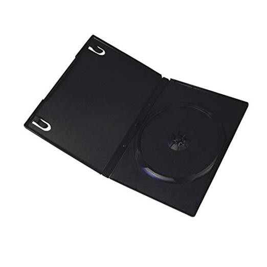 50 Pack Standard Black Single DVD Cases 14MM