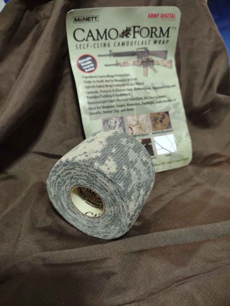Camo-Form self cling camouflage wrap in Army Digital pattern