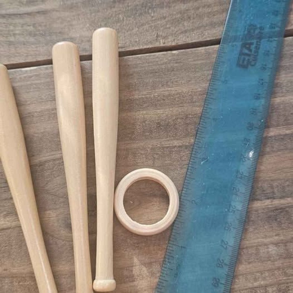 Mini Baseball Bat Baseball Stand Wood Display