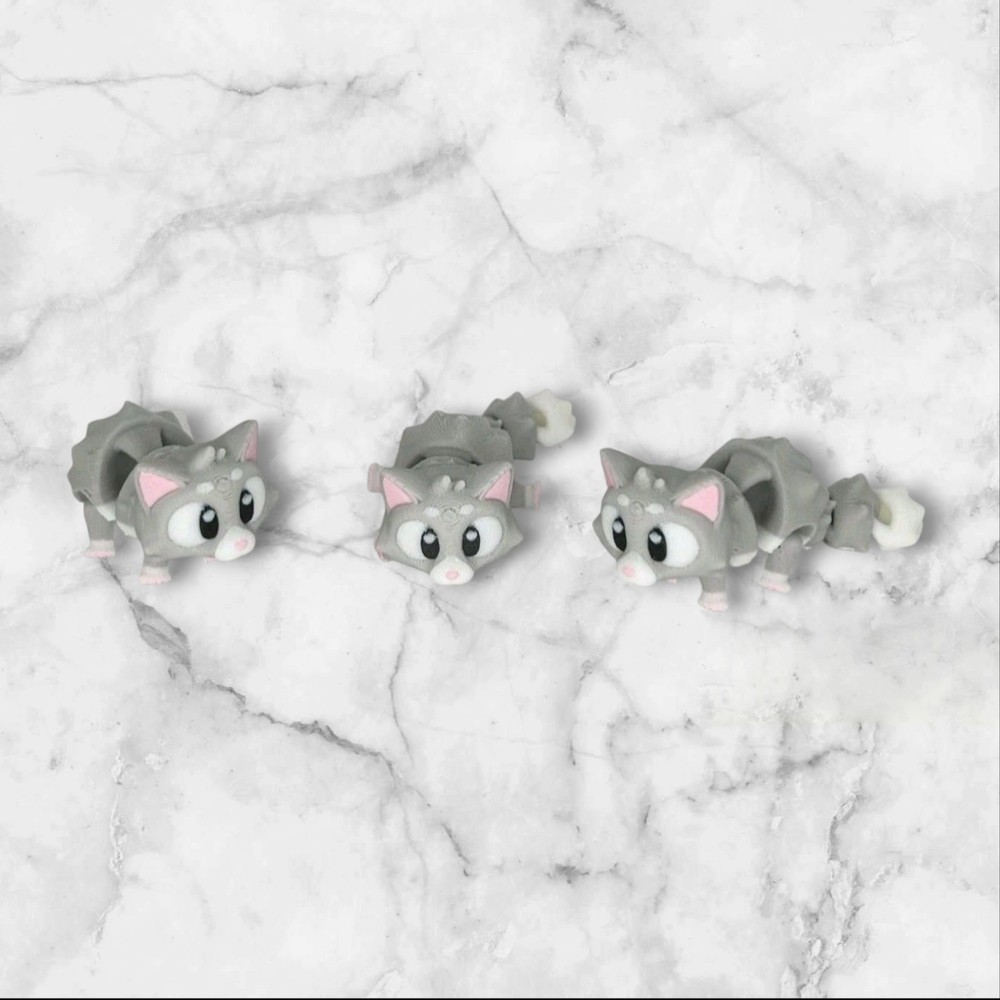 3D Printed Jiggle Pet Cat