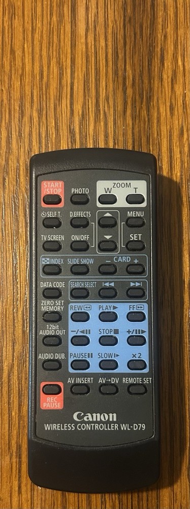 Canon Wireless Remote Control WL-D79 for Canon Camera, Black