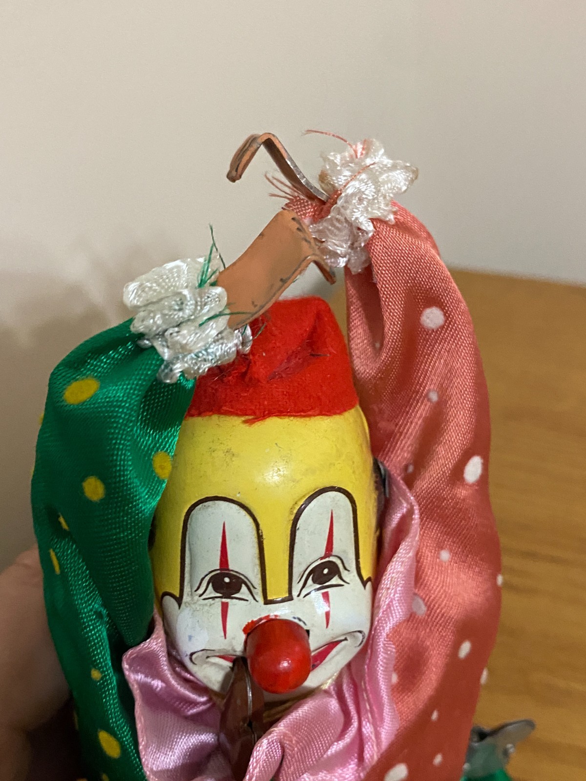 Cragstan Clown Tightrope Climbing Wind-up Toy & Box Works ZA-15