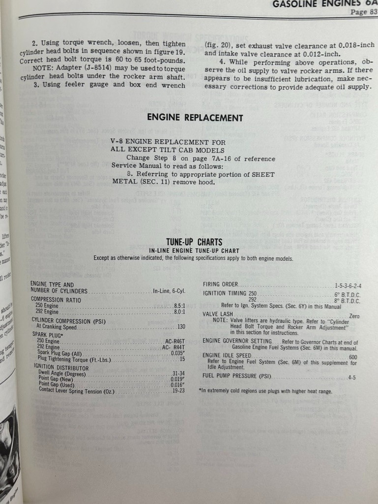 1974 Chevrolet Light Medium & Heavy Duty Trucks Wiring Diagrams & Service Manual