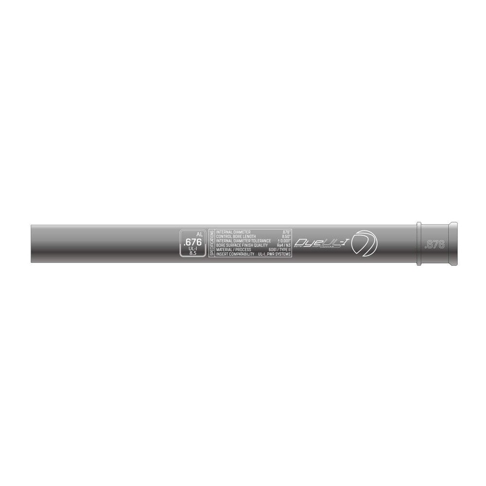 Dye UL-I Barrel Insert - Bore .676